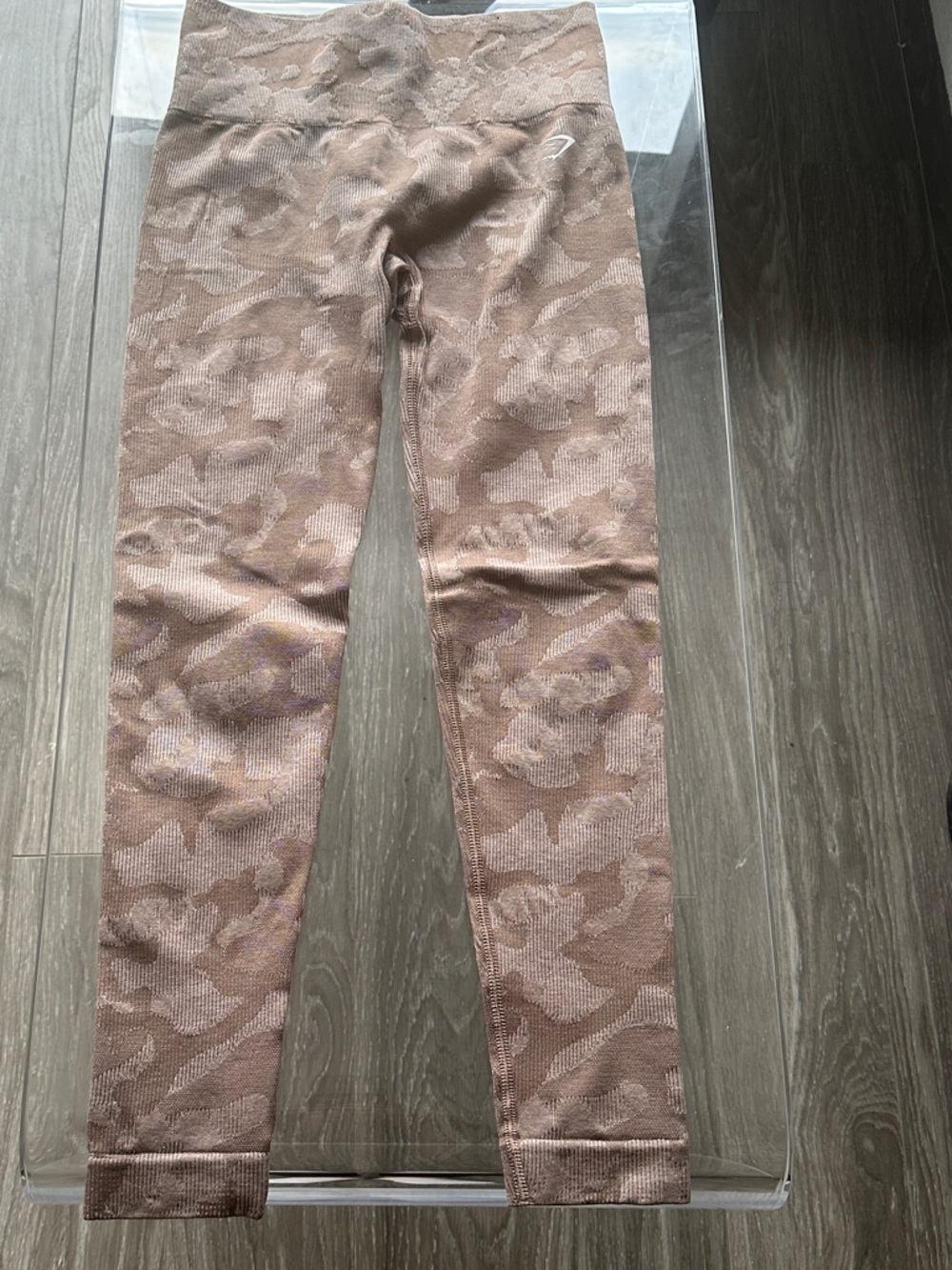Gymshark Pinkish Brown Camouflage Seamless Leggings